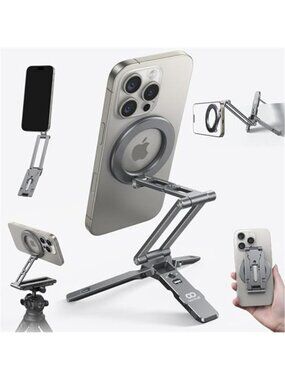 Lamicall for Magsafe Tripod Stand - [Ultra-Compact] Aluminium Magnetic Phone